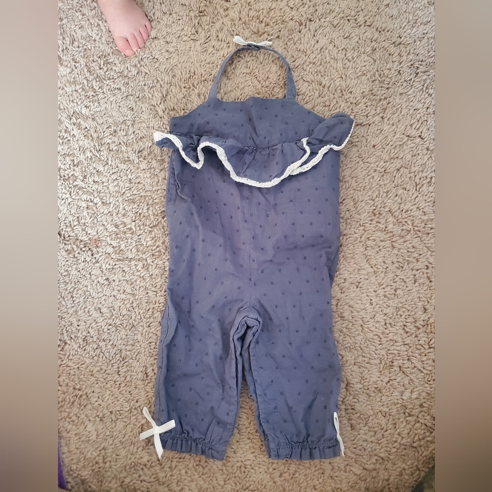 Baby girl halter romper